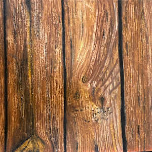 Hard Wood Floor - Original Acrylic Painting by Marie Louise Bosin, MA, Image 1.