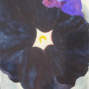 Experiment with Flowers Original Watercolor by Marie Louise Bosin, MA, Image 1.