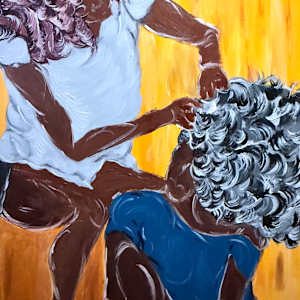 Sisterly Bonding - HairStory by Yolanda Patton