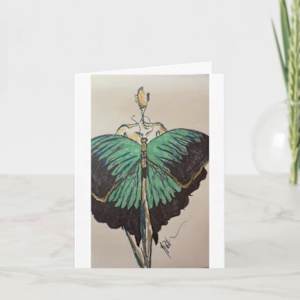 *Greeting Card*Butter Fly Queen by Yolanda Patton
