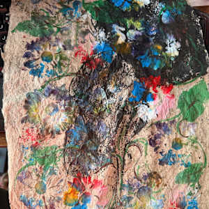 Rice Paper & Flowers #5 by Yolanda Patton, Image 1.