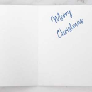 *Greeting Card* Xmas Snow Queen / LG Card / 5 x 7" by Yolanda Patton  Image: Inside Print