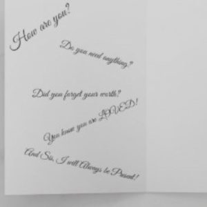 *Greeting Card* Sis* by Yolanda Patton  Image: Inside Card