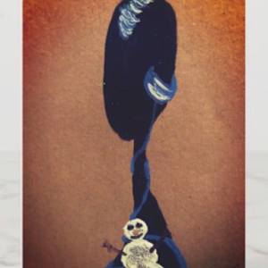 *Greeting Card* Xmas Snow Queen by Yolanda Patton