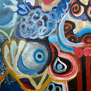 Man and Woman Kiss by Eric Henty 