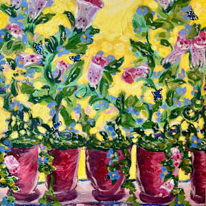 Auntie’s garden by Genie Baranoff