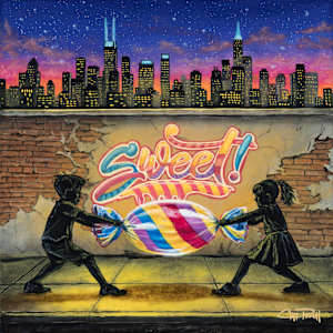 Sweet Contention: Graffiti Confection I. by Cliff Powell, Image 1.