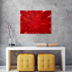 Red Wish Flower by Elke Buegler 