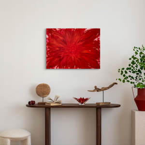 Red Wish Flower by Elke Buegler 