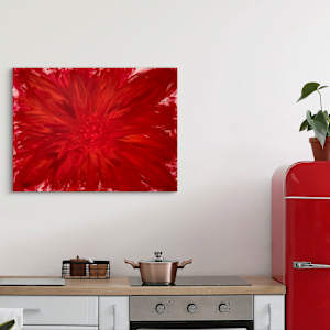 Red Wish Flower by Elke Buegler 