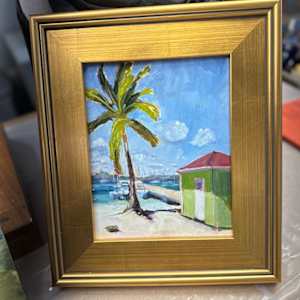 Palm Over Paradise by Janice Tippett 