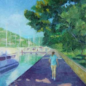 Tropical Marina Morning by Janice Tippett