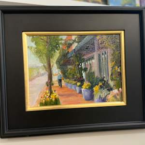 Sidewalk Tulip Stroll by Janice Tippett 