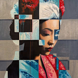 Tessera II: Asia - Reflected Serenity by Angeline Collier, Image 2.