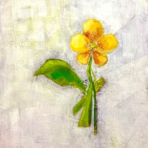 The Floating Garden: Yellow Orchid 1 by Jodi Gaines