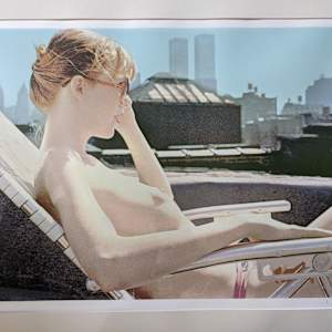 Roof-Top Sunbather by Hilo Chen