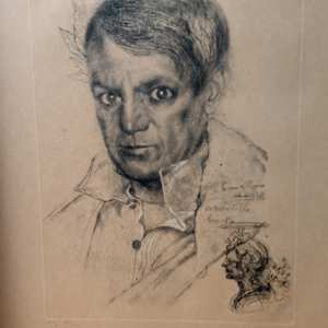 Portrait of Picasso as Emperor by Salvador Dali