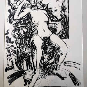 Nude Persephone by Gus Sermas