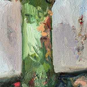 Emerald Blossoms by Sara Rae  Image: detail view