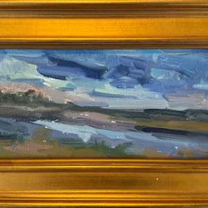 Tidal Marsh at Dusk by Sara Rae 