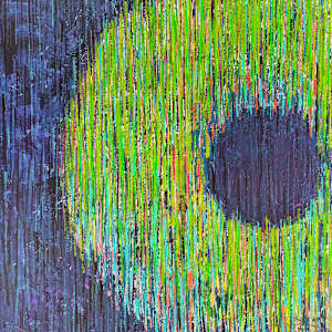 Divided Sky, Echoes of Illumination 1, Psychedelic Donut 10 by Rachel Wilsey, Image 1.