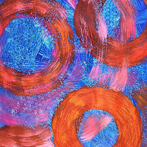 Psychedelic Donuts 05 (Chalk Dust Torture, 10/21/14, Santa Barbara, CA) by Rachel Wilsey, Image 11.