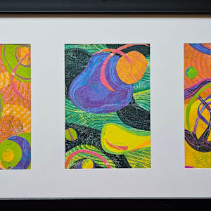 Quick & Daring 19 (Triptych) by Rachel Wilsey, Image 2.