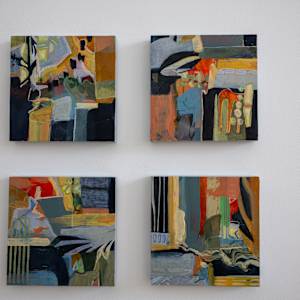 Reclaimed Earth Polptych by Clare Blatchford-Hanna