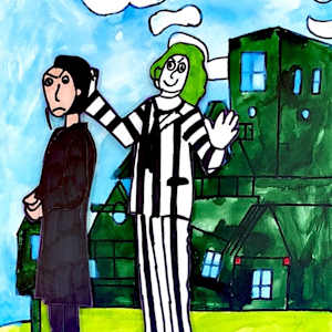 Beetlejuice & Lydia by Will