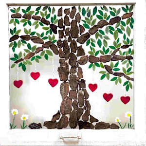 Heart Of The Woods Window by Braxton