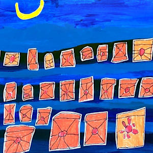 Lanterns In T he Night by Claire
