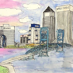 Downtown Jacksonville by Alex