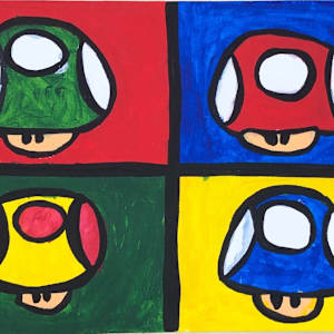 Mario Mushrooms by Mark