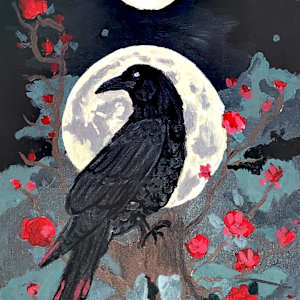 Raven & Roses by AJ