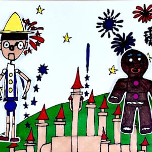 Pinocchio & Gingy by Gabe, Image 1.