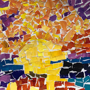 Sunset Collage by Tristan
