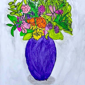 Vase And Flowers by Nick