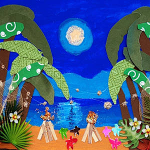 Beach Bon Fire by Claire, Image 1.