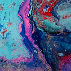 Blue Vein Symphony by Audrey L  Alleyne