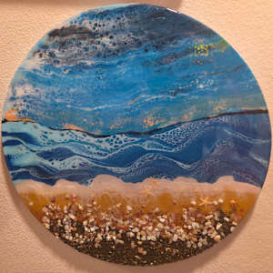 The First Shore (2 20" Rouds & 15x30) by Nicole Warnock  Image: TFS - Breathe 