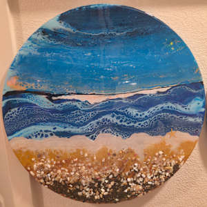 The First Shore (2 20" Rouds & 15x30) by Nicole Warnock  Image: TFS - Step In 