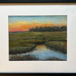 The Orange Sunset by Natalie Campbell