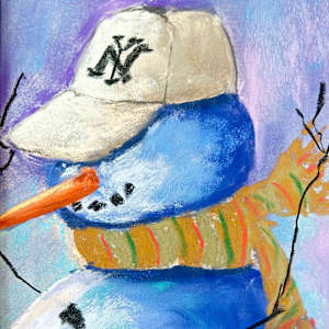 NY Snowman by Natalie Campbell