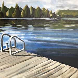 Morning swim by Liz Jackson