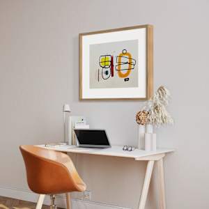 A Simple Equation by Ladianne Henderson  Image: A Simple Equation by Ladianne Henderson. Mixed media on paper. 24x18 in. 2021. MOCKUP 4
