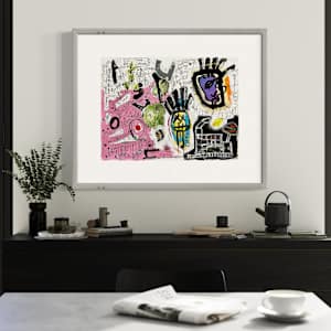 Bless Your F*cking Heart by Ladianne Henderson  Image: Bless Your F*cking Heart by Ladianne Henderson.  Mixed media on paper. 24x18 in. 2020. MOCKUP 3