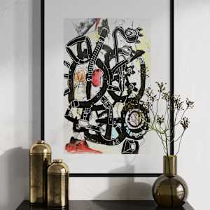 Corpo by Ladianne Henderson  Image: Corpo by Ladianne Henderson. Mixed media on paper. 18x24 in. 2020. MOCKUP 2