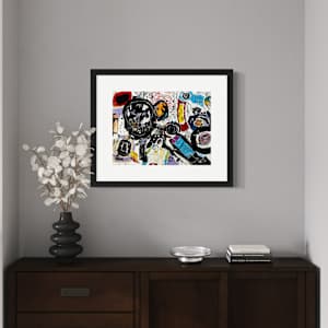 Jawbone Jones by Ladianne Henderson  Image: Jawbone Jones by Ladianne Henderson. Mixed media on paper. 24x18 in. 2020. MOCKUP  3