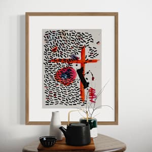 Keeping Count by Ladianne Henderson  Image: Keeping Count, by Ladianne Henderson.  Mixed media on paper. 18x24 in. 2024. MOCKUP  2