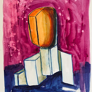 Remote View Diptych by Ladianne Henderson  Image: Remote View Diptych - Piece I, by Ladianne Henderson.  Mixed media on paper. 18x24 in. 2024
